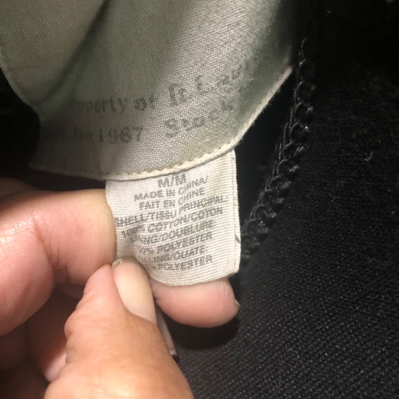 Vintage Distressed Grey Denim-Denim & Supply Ralph Lauren Grey Pea Coat Gorpcore - Picture 5 of 8